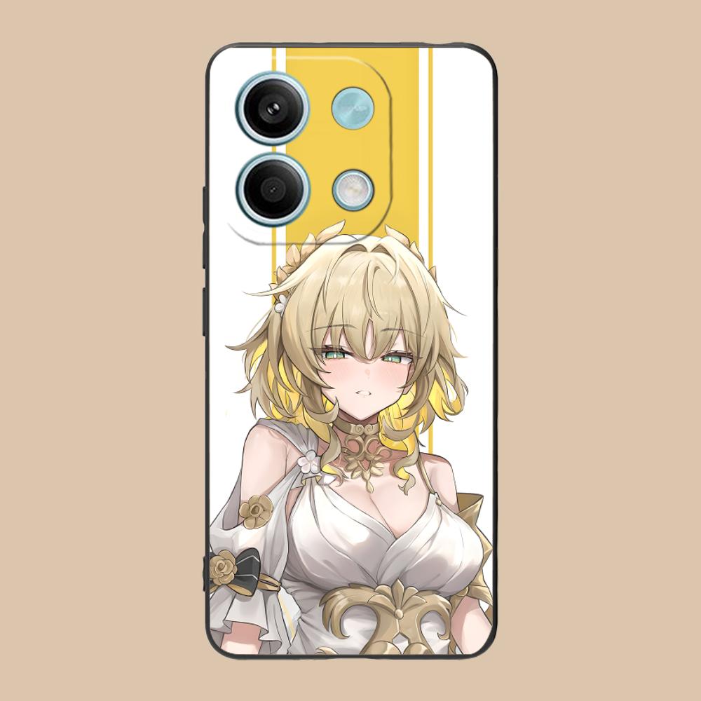 

Honkai Star Rail Aglaea Phone Case for Xiaomi POCO M6 M5 M4 M3 X7 X6 X5 X4 X3 F6 F5 F4 Pro GT 5G Black Cover Pretty Luxury POCO F4