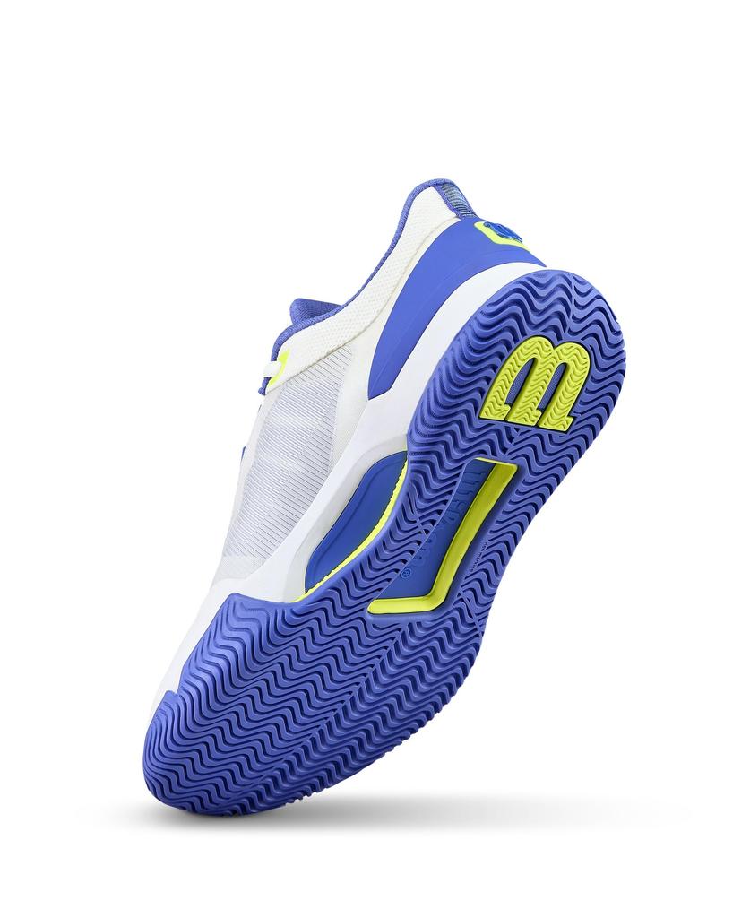 Wilson Intrigue Tour Tennis Shoes WRS336740U090 Size cm White/Amparo Blue/Softy Yellow, 25.5