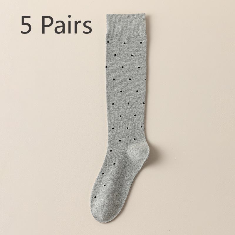 

5 пар простых и универсальных балетных чулок для женщин на весну и лето 5 Pairs светло-серый