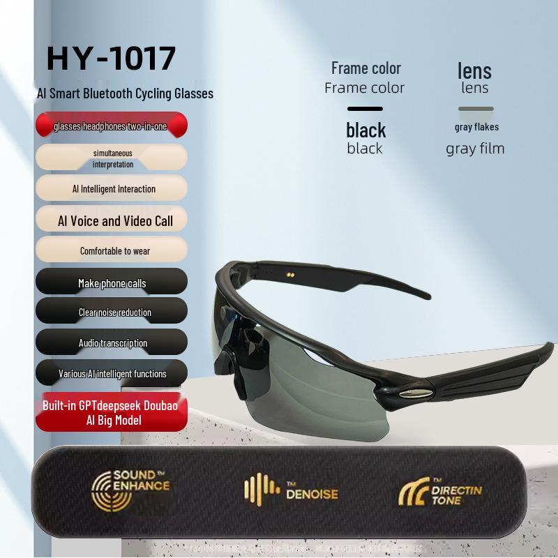 Smart Bluetooth Cycling Glasses with AI Voice Translation