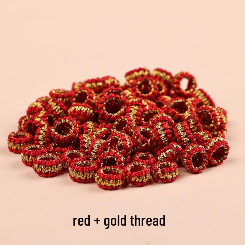 Yingluo Hand-Woven Pineapple Knot Spacer Bead Accessory Kit