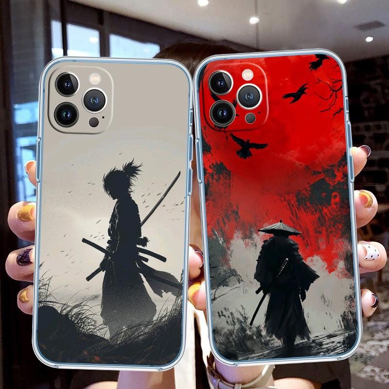 CJ71 Japan Samurai Mask Case for Motorola Moto G40 G04 G05 One Ace Action Fusion + Plus Hyper Macro Vision Zoom