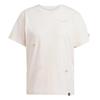 Adidas Sportswear Lounge Slide Quick Dry Sweat Absorbent Comfortable Soft Regular T-Shirt Women Tops Magical-Quartz JN8270