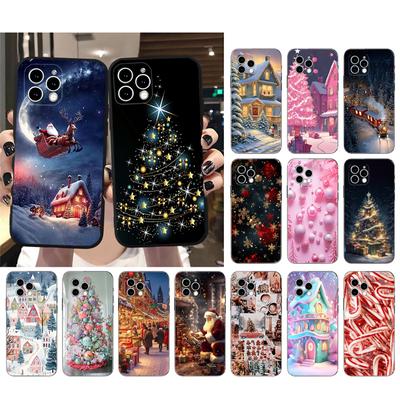 Noel Telefon Kılıfı iphone 15 14 Pro Max 13 12 11 Pro Max XSMax XR 12 13 mini 14 Plus