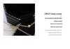 18K Gold Plated Lucky Round Pendant Double Layer Clavicle Necklace - European and American Style