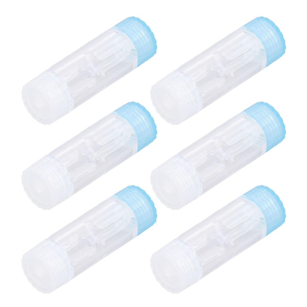 12PCS Contact Lens Case Transparent Portable ABS Contact Lens Box for Teen Travel Outdoor Daily Use