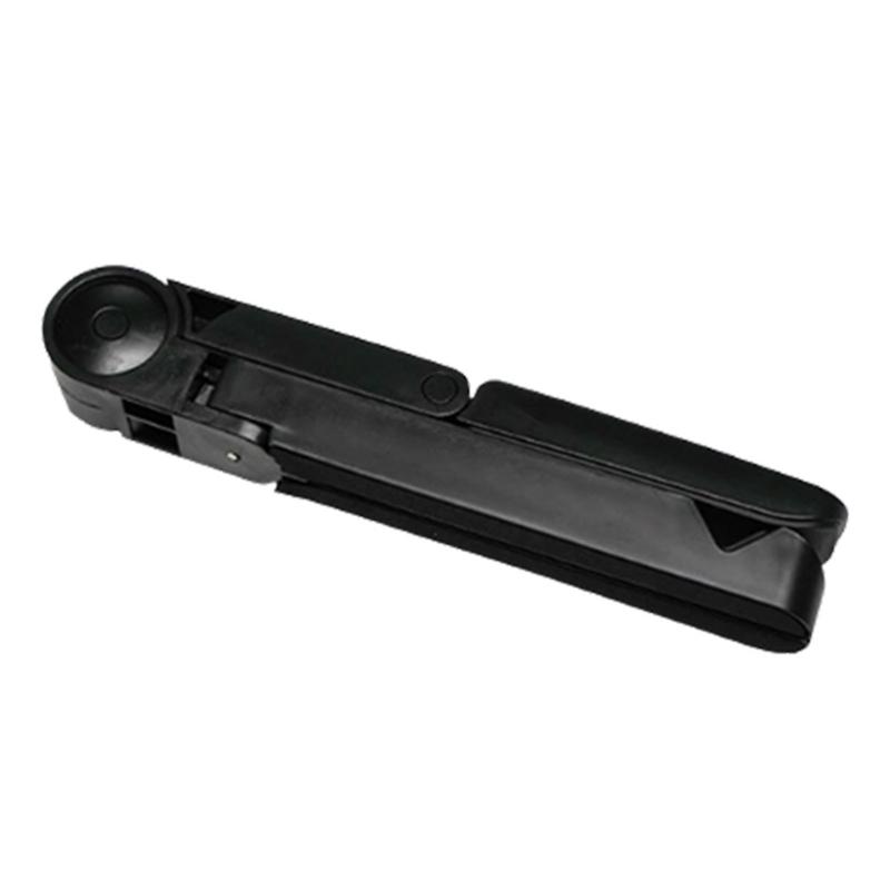 Foldable Plastic Record Holder Compact Storage Solution For Recorder Displays And Organization Desk Stand 1