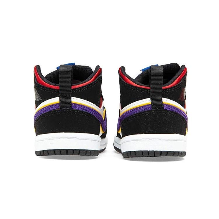 (TD) Air Jordan 1 Mid SE 'Black Field Purple' Baby BQ6933-005