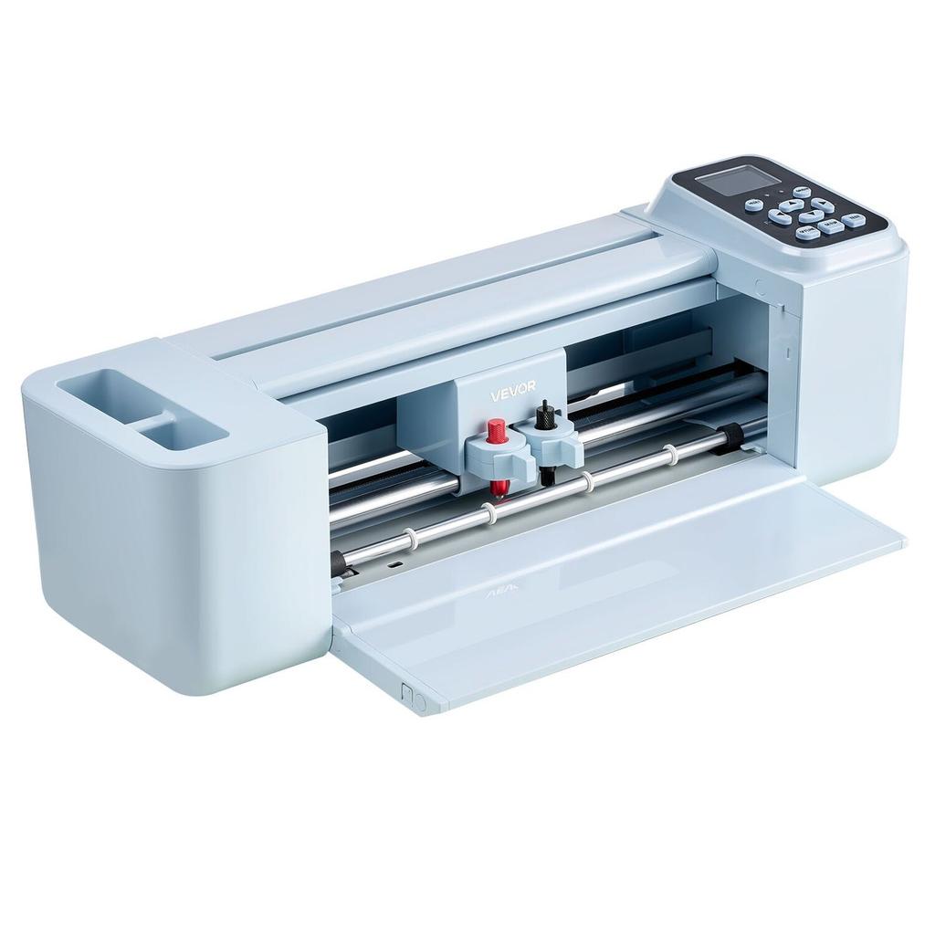 Vinyl-Schneidemaschine, 305 mm, Knopf- und Bildschirngesteuerter Vinylschneider, 5000+ integrierte Designressourcen, Kompatibel mit Mac, Windows, Android und