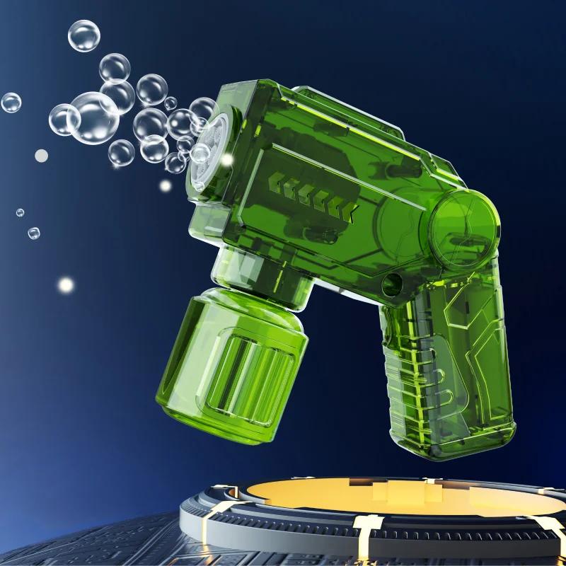Automatic Bubble Gun Electric Shark Space Children Toy Dinosaur Bubbles Blower Machine for Kids Gifts Outdoor Wedding Party Toys