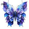 Colorful Butterfly Light Catcher Acrylic Sun Catcher, Rainbow Hanging Decoration, Durable Refracting Decor Lanyard Ornament for Living Room