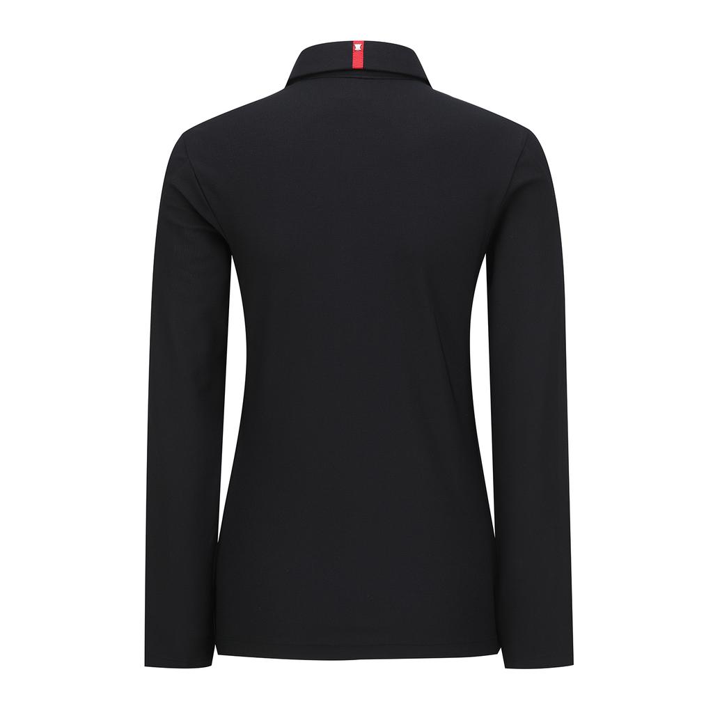ANEW GOLF Women Sp Eseential Long T-Shirt_Bk