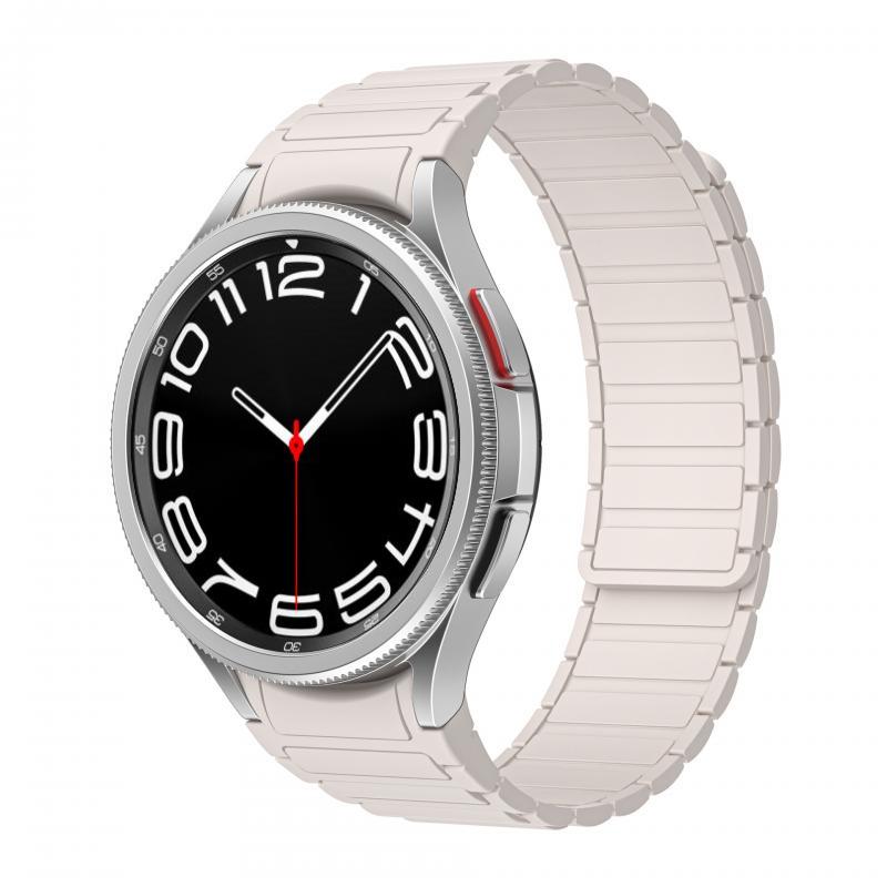 No Gap Silicone Strap For Samsung Galaxy Watch 5 Pro 45mm 6/4 Classic 47mm Magnetic Band For Galaxy Watch 7/6/5/4 40mm 44mm Belt