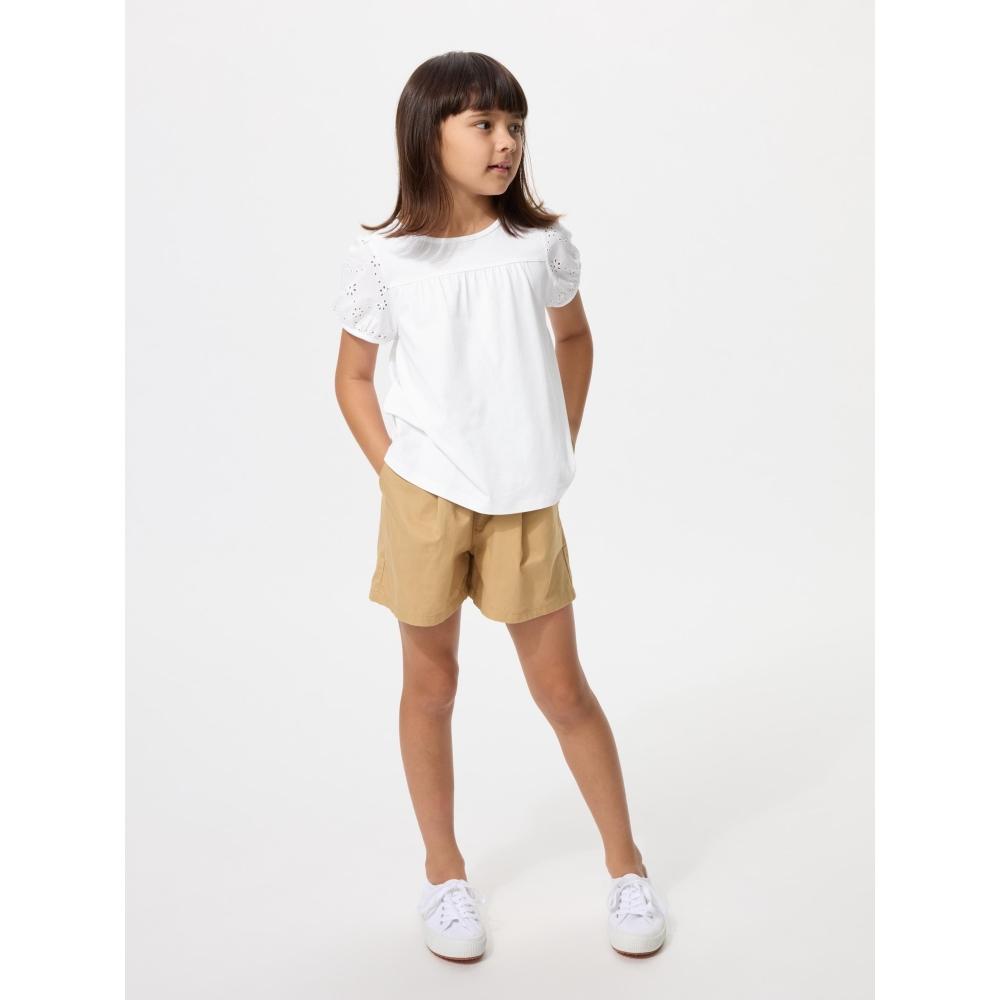 Uniqlo Japan Girls Puff Sleeve T shirT