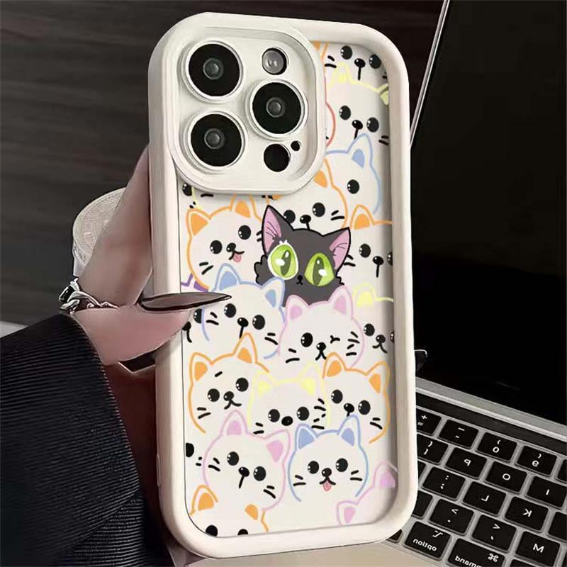 Sexy Lip Cute Cat Case For Realme 12 11 Pro Plus C63 C65 C67 C55 C53 C35 C11 C15 Cover Soft Silicone Funda