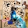 Halloween Spiderweb Wall Sticker Multifunction Decor Sticker Ornament for Home Haunted House Bar Decor Supplies