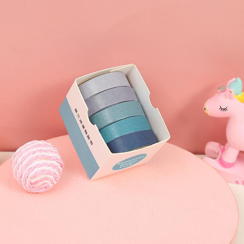 5 Rolls Decorative Tape for Handwritten Notebooks