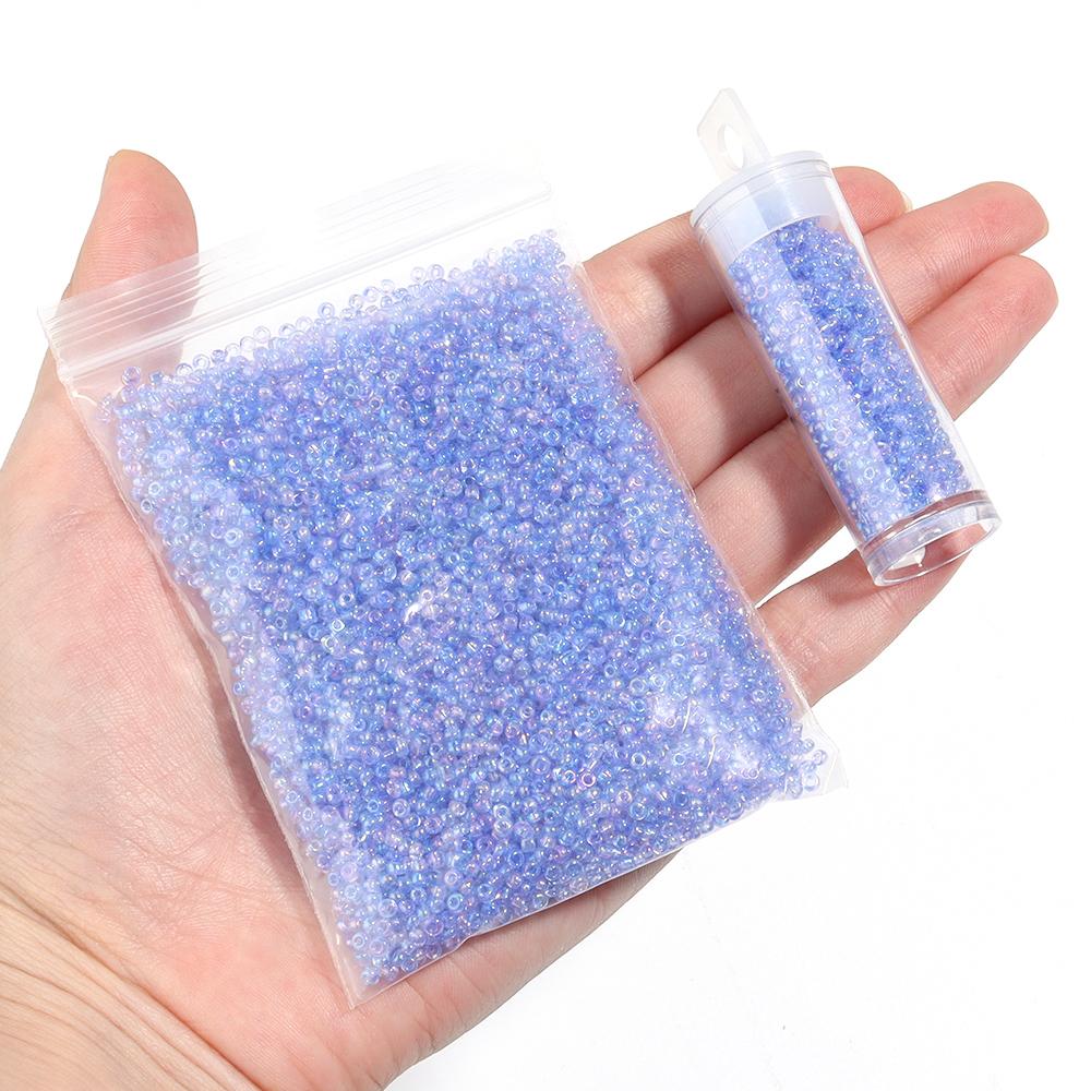 10/50g 2mm Glass Seed Beads Colorful Czech Small Round Loose Spacer Beads For Jewelry Making DIY Necklace Bracelets Accessories