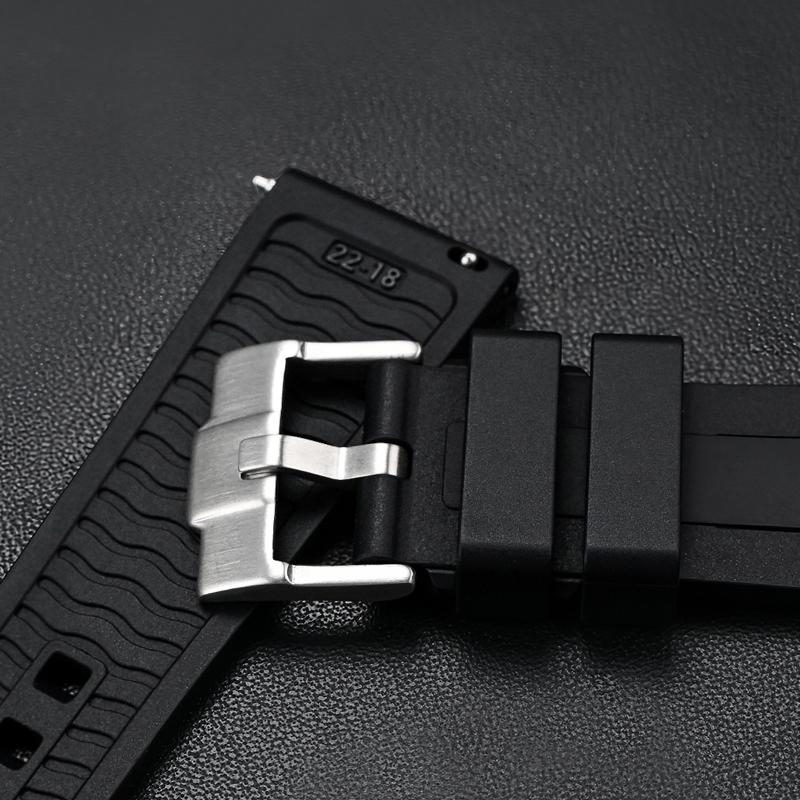 Bracelet de montre en silicone le plus récent pour Samsung Ultra Omega Seiko PROSPEX Panerai 20 mm 22 mm 24 mm Bracelet de montre en caoutchouc à dégagement rapide