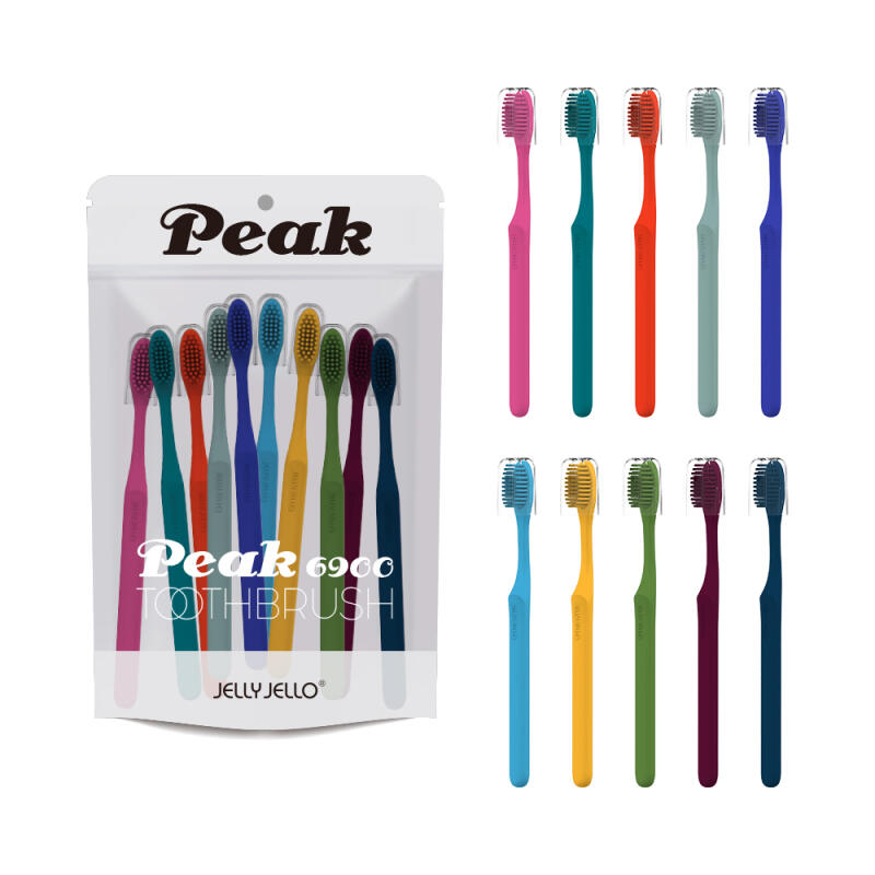 [30 Colors] Peak 6900 Toothbrush Set of 10