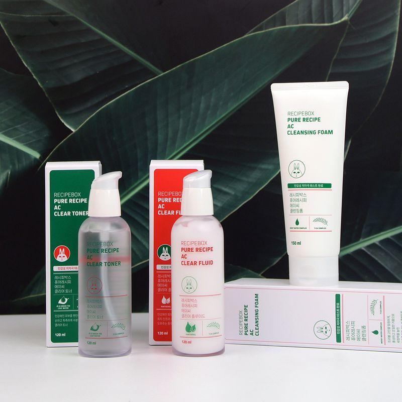 Teenage Acne AC Foam Cleansing Skin Lotion 3-Piece Set