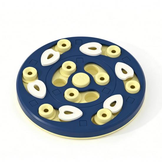 Interactive Cat Slow Feeder Puzzle Maze Toy, Anti-Choke Pet Treat Dispenser Bowl for Kitten Small Dog, Food Grade Interactive Fe