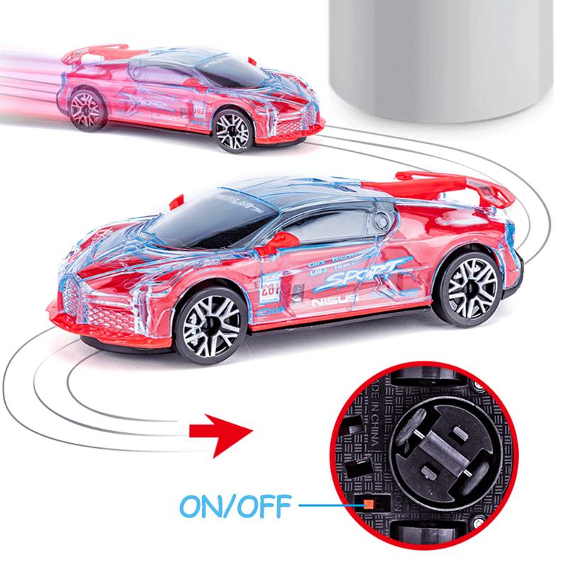 Children Toys Cars Cool Universal Wheel Toy Car with Sound Electric  Inertial Toy Sports Car Glowing Toy Car Kids Boy Toys Gift