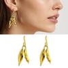 Elegantes Pendientes Largos con Borlas Irregulares Cómodo Accesorio de Joyería de Aleación para Fiesta Piel Sensible