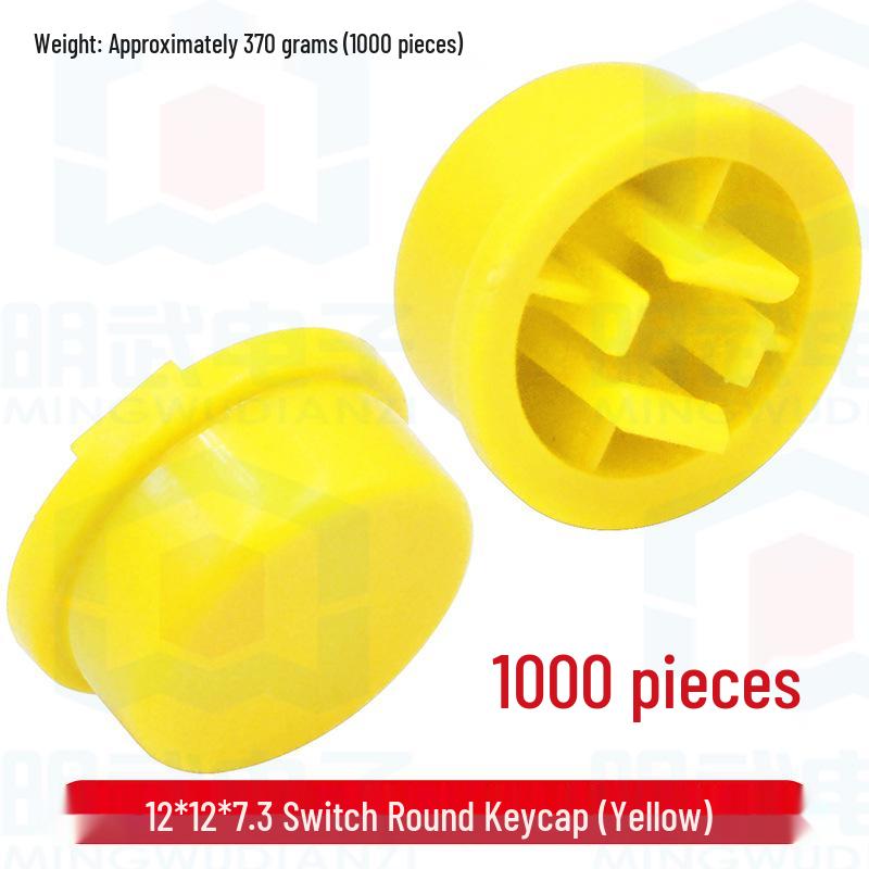 Mingwu Electronics Colorful Round Keycap Switch Caps - B3F Plastic Accessories