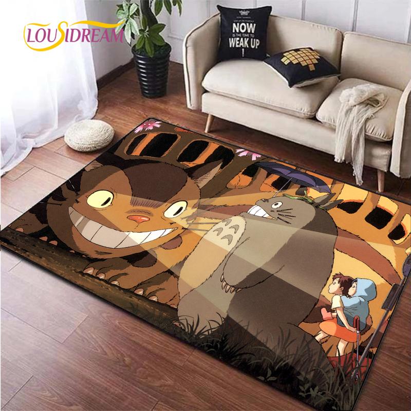 Cute Cartoon Anime Carpet for Living Room Bedroom Rug Kitchen Kids Unslip Floor Mat Birthday Gift Photography Props Tintines Rug