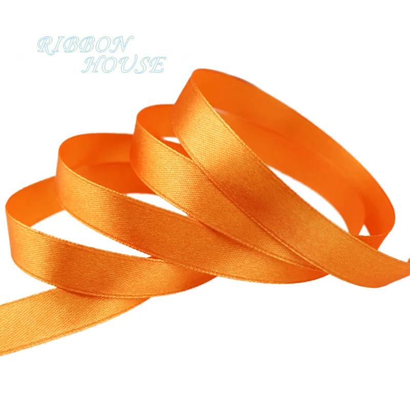 (25 yards/roll) 6mm Single-sided Satin Ribbon Woven Ribbon Gift Packaging Christmas Decoration Handmade Ribbon DIY Wholesale