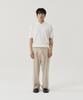 GNOK Silk Collared Short Sleeve Knit [Ivory]
