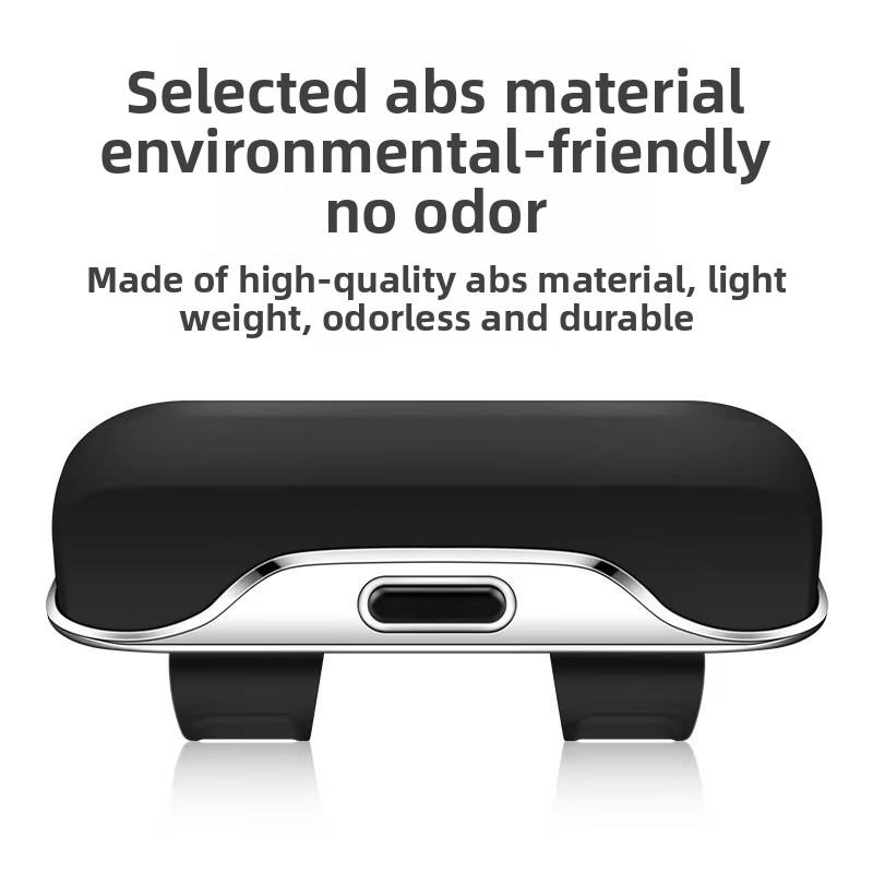 Car sunshade glasses storage box, in car portable sunglasses glasses box, new universal glasses clip Respectful Black