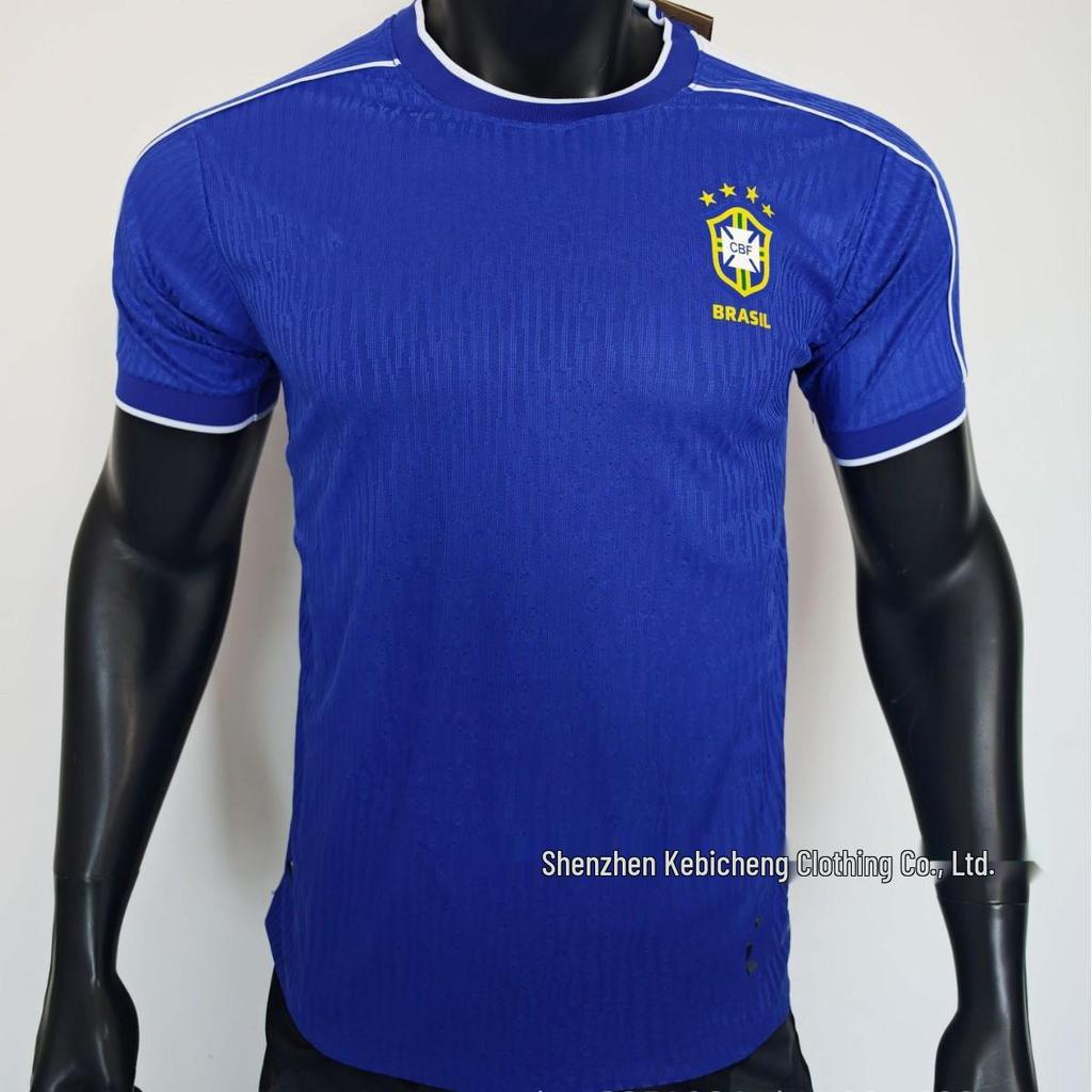 Retro 1998 France Brazil National Team Football Jersey - Classic Short Sleeve Player Version
