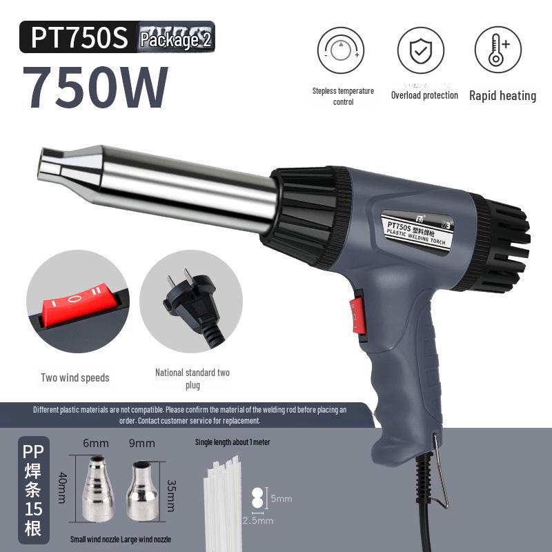 Hanbang Thermostatic Hot Air Gun and Plastic Welding Tool for Car Bumpers and Household Use