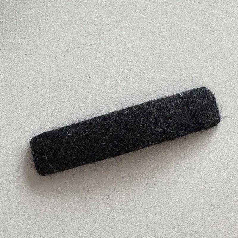 Popular Niche Design New BB Clip Fabric Autumn and Winter Hair Clip Top Broken Hair Flowing Sea Clips Back Simple Headpiece
