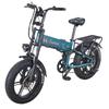 RANDRIDE YX20M-2,Städtisches Elektrofahrrad,doppelte 1000W Motoren,48V 20Ah Akku,20x4-Zoll Reifen,7-Gang-Schaltgetriebe.