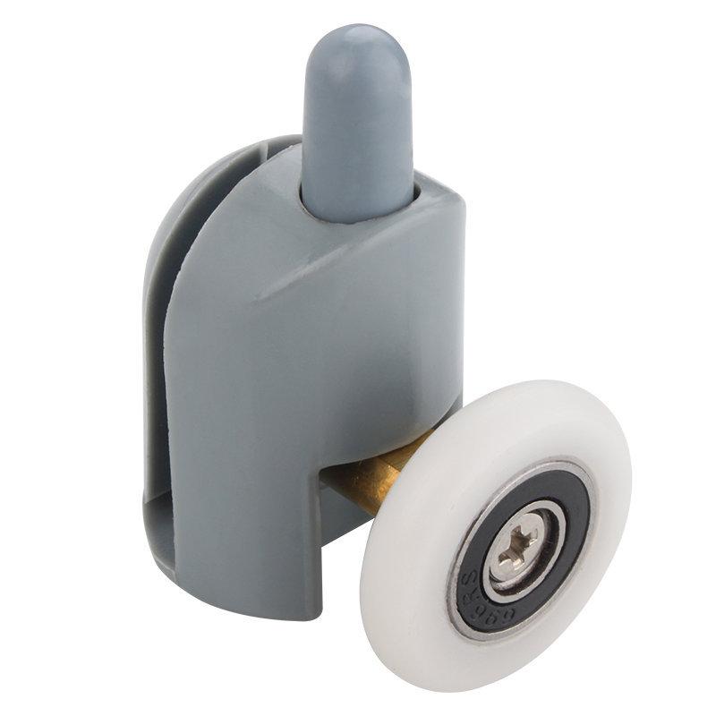 Curved Shower Door Single Wheel Pulley for Old-Style Glass Sliding Track