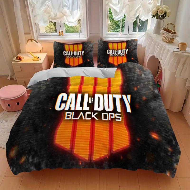 Call Duty Black Ops 4 Print 3Pcs Bedding Setduvet Cover With 2 Bedropillowcase Home Birthday Gift