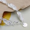 Jewelry Wholesale 925 Sterling Silver Bracelets 20CM Unique Design Beautiful Fashion Women Jewelry High Quality