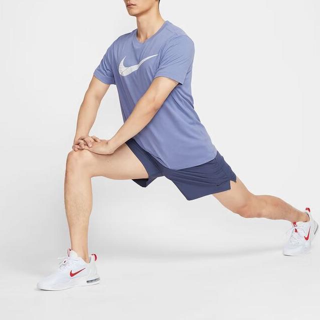 Nike Swoosh Logo Comfortable Crew Neck Short Sleeve T-Shirt Men Tops FJ2465-499