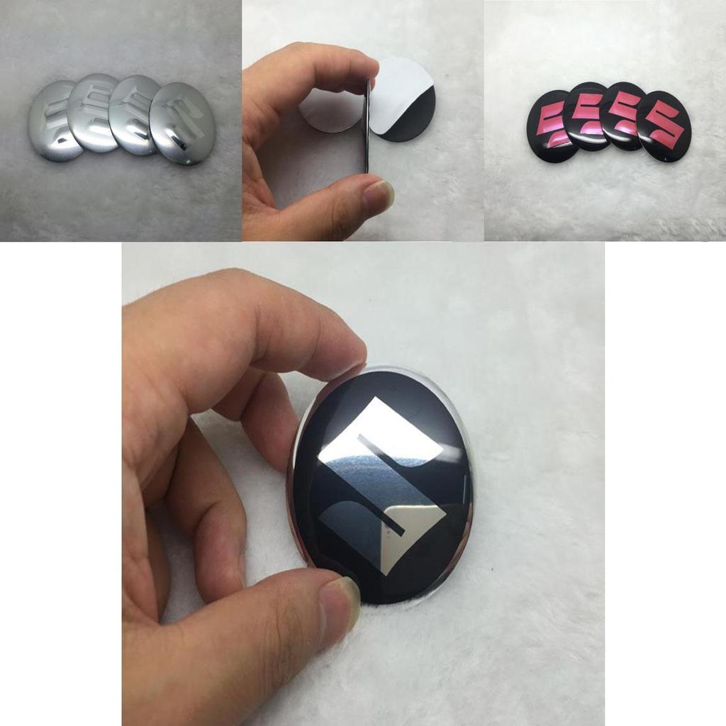 565mm Car 4pcs Wheel Center Hub Cap Cover Emblem Badge Decal Sticker For Suzuki