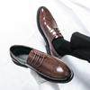 Men’s Brogues Formal Business Leather Shoes Men Retro Tuxedo Wedding Classic Dress Shoes Plus Size