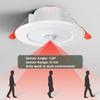 9W 12W Smart PIR Motion Sensor / Radar Sensor Recessed LED Downlight Household Recessed Ceiling Spot Lamp