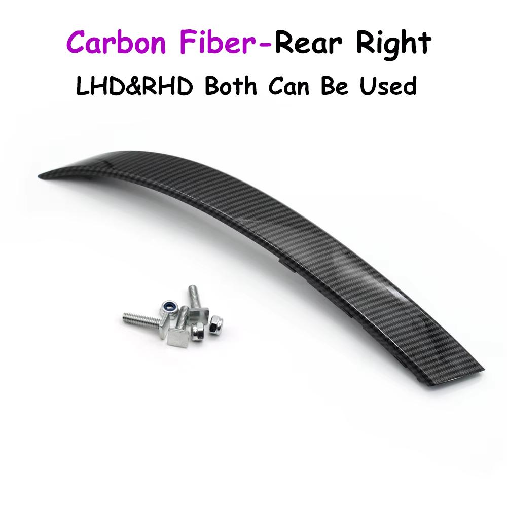 LHD RHD E60 E61 Interior Car Front Rear Left Right Inner Door Handle Cover Trim For BMW 5 Series M5 2004-2006 520i 523i 525i 530