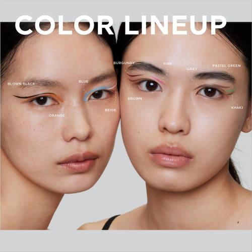 UZU Eye Opening Liner Brown Black Liquid Eyeliner Hot Water Off Alcohol Free Dye Free Hypoallergenic