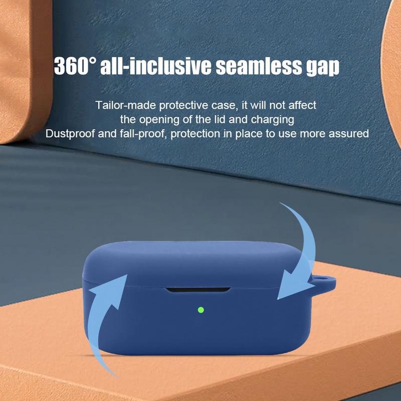 Protective Case For Enco Buds2 Pro Earbuds Silicone Anti-drop Charging Box Protective Sleeve Earphone Case Dustproof Cover