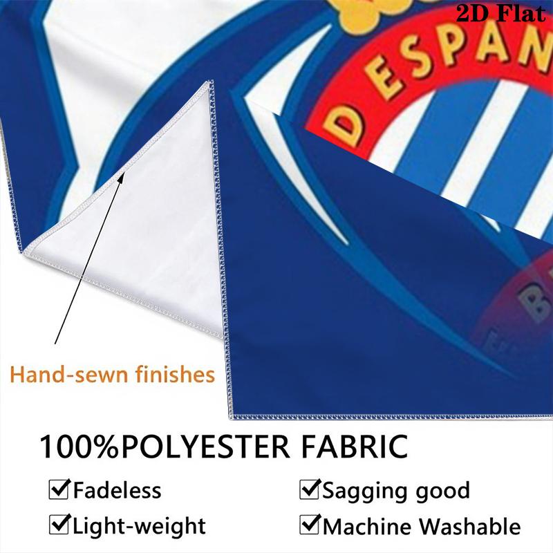 RCD Espanyol Wall Tapestry Aesthetic Wall Hanging Printed Fabric Blanket Decorative Tapestries for Bedroom Living Room Home Decor
