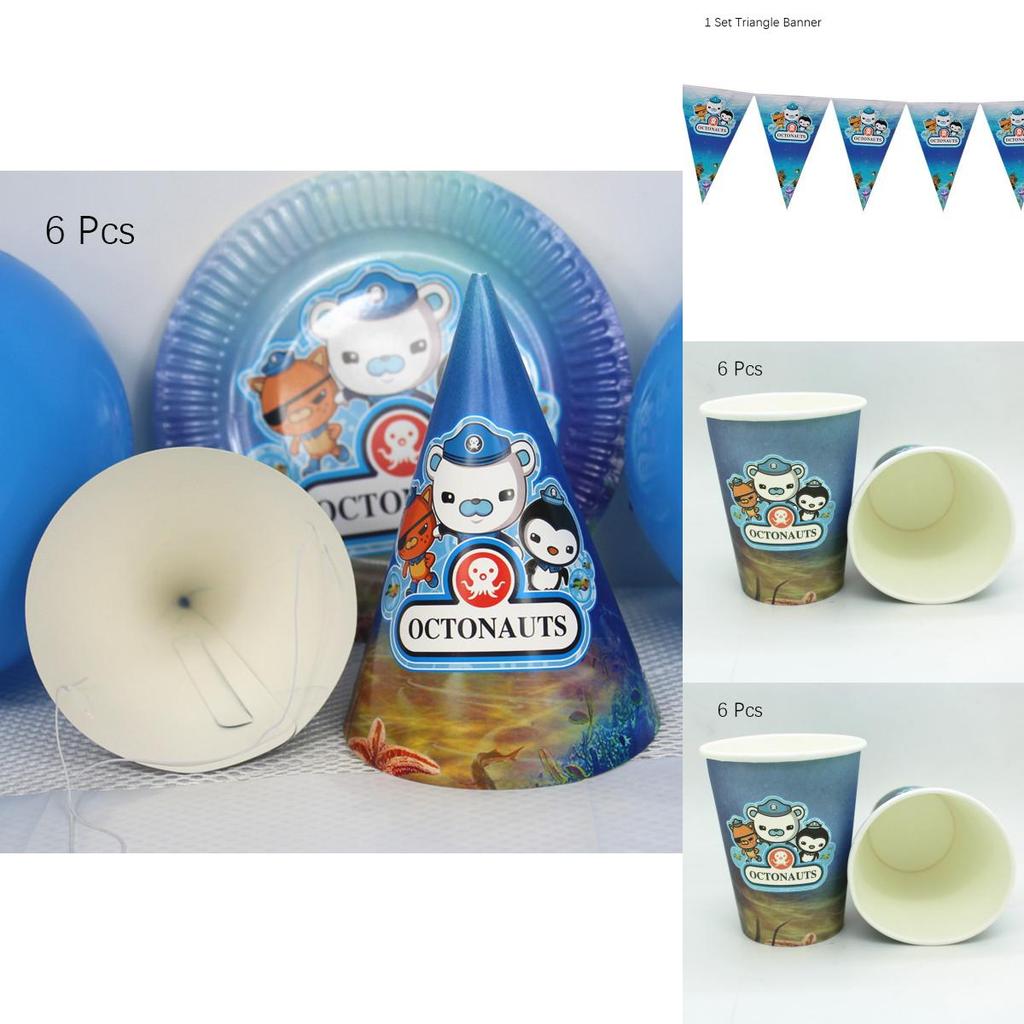Colorful Octonauts Kids Birthday Party Supplies Set For A Joyful Celebration