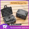 EVA Hard Shell Carrying Case Shockproof Travel Protective Suitcase Handheld Action Camera Storage Box for DJI Action 3/4/5 Pro
